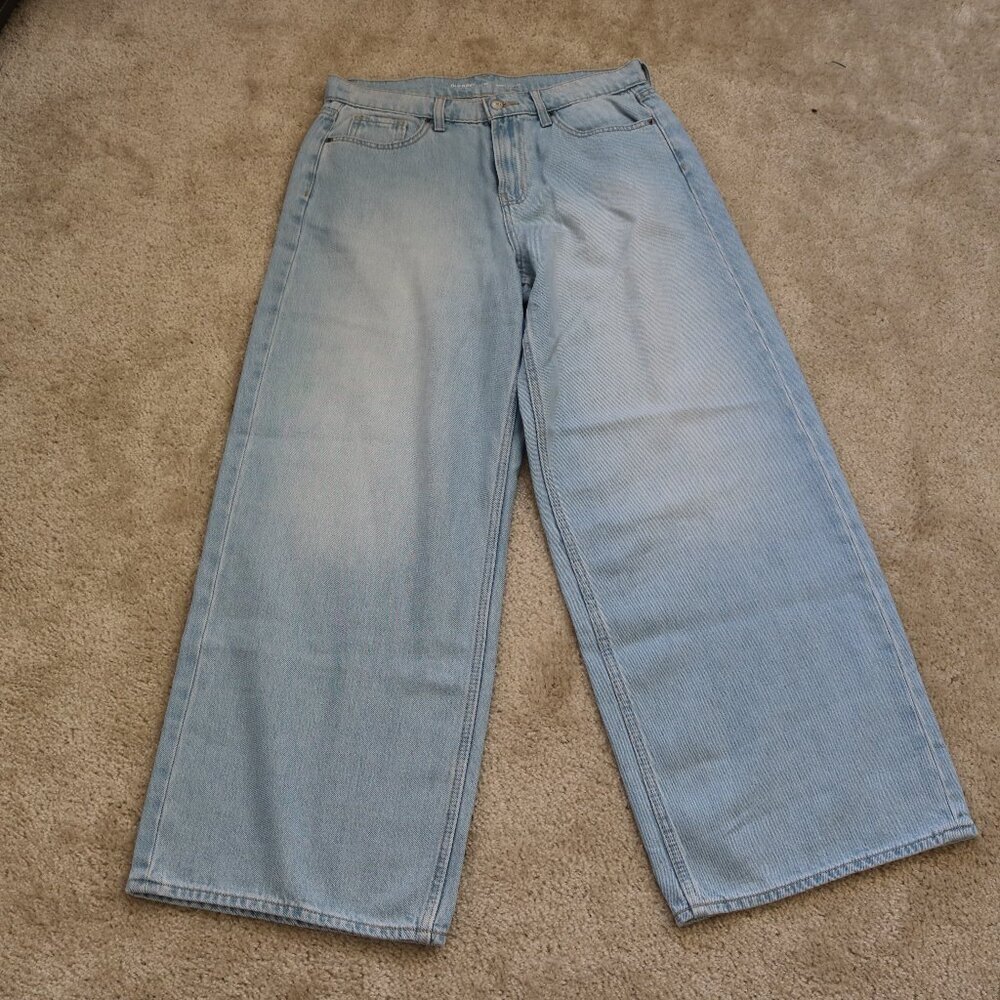 Old Navy Light Blue Flare & Wide Leg Jeans